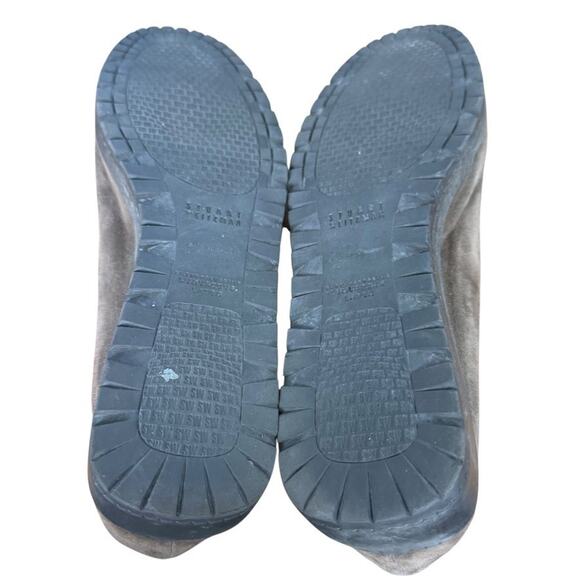 Stuart Weitzman Brown Nubuck Leather Wedge Slip On Casual Comfort Shoes sz 9 - Picture 14 of 16